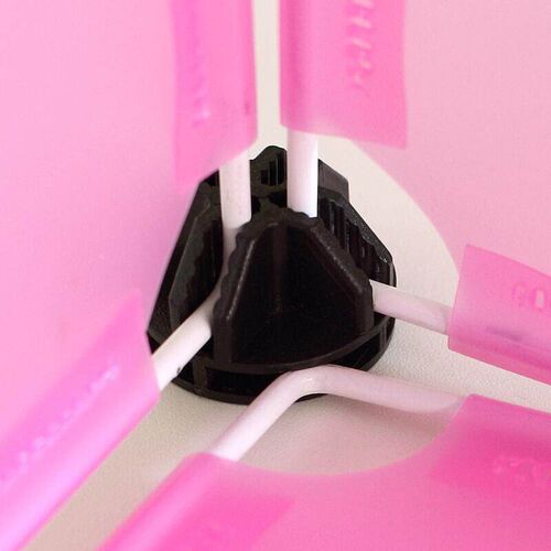 Plastic wardrobe snap fasteners, simple resin assembly shoe - 图2