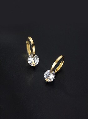 Commuting Elegant Short Ear Buckle Niche Simple Design Sense
