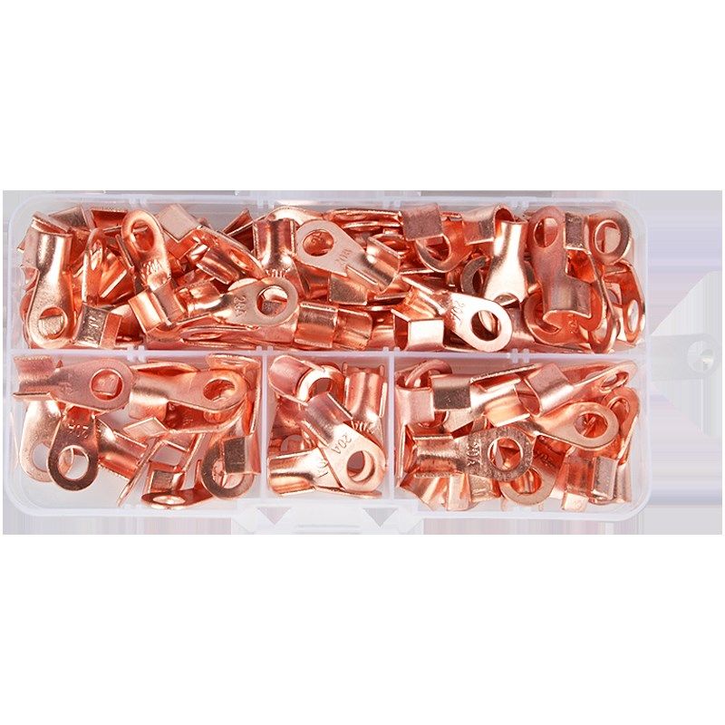 开口铜鼻子20线鼻线耳接线压线OT端子铜线电线接头冷压100只装,淘宝优惠券,粉丝福利购,淘宝优惠卷