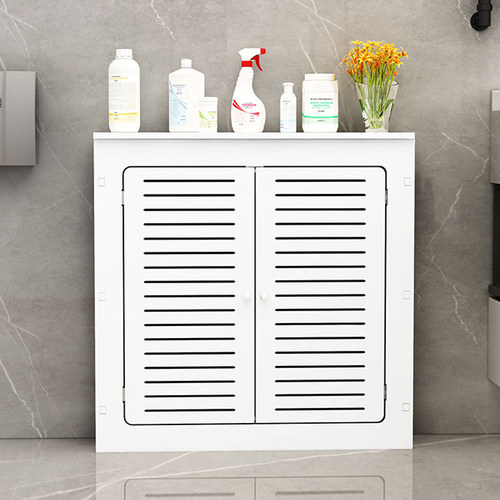 地暖分水器遮挡箱卫生间防水地暖门遮挡罩暖气水表装饰遮挡柜子 - 图2