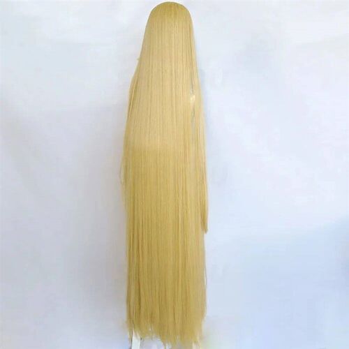 Rapunzel Cosplay Wig Movie Tangled Princess Long Blonde Stra - 图3