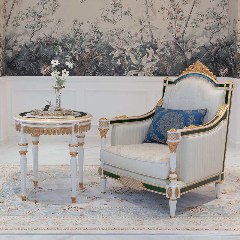 法式新古典宫廷别墅客厅桃花心木雕花三人位沙发意式别墅家具,淘宝优惠券,粉丝福利购,淘宝优惠卷