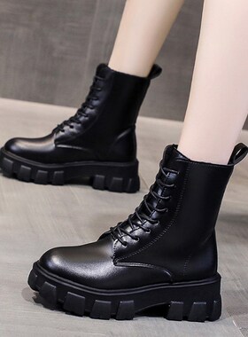 Rimocy Chunky Platform Ankle Boots for Women 2021 Autumn Win