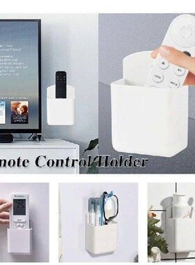 Wall Mount Remote Control Storage Box Plastic Portable