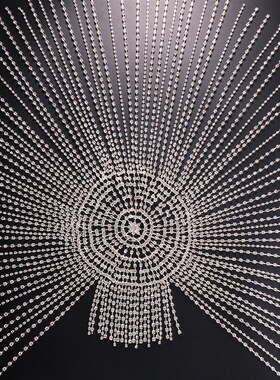 2023 Glitter Rhinestone Short Fringed Hair Chain Headband St