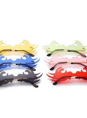 New fashion party tend metal frameless cool exaggerated sung