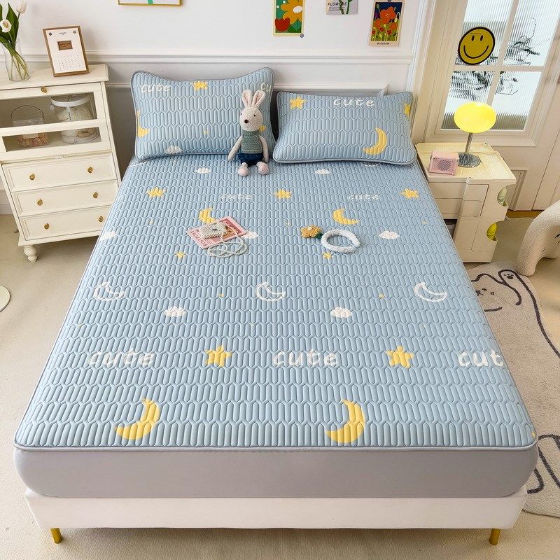 类夏季乳胶凉席三件202新款夏天冰丝空调软席子床笠款可机洗,淘宝优惠券,粉丝福利购,淘宝优惠卷