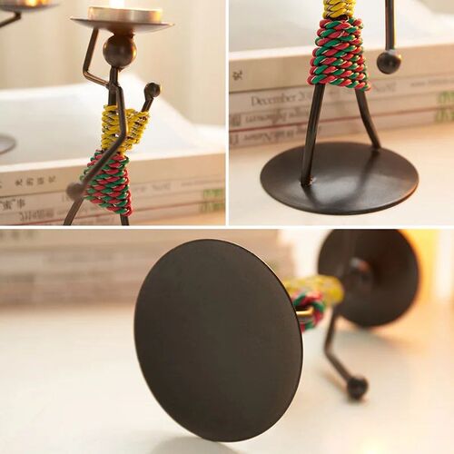 Creative Nordic Candle Holder Candlestick Romantic Candlelig - 图2