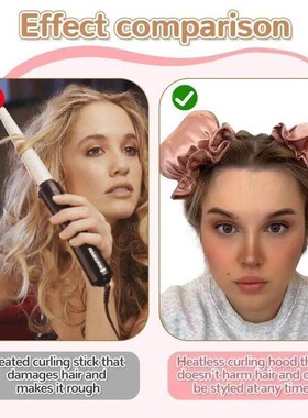 New Heatless Curling Rod Silk Curls Soft Hair Rollers Sleepi