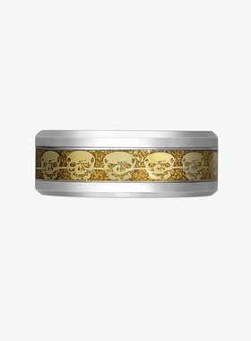Halloween Punk Halloween Accessories Punk Glitter Skull Ring