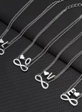 heart letter anklet women summer beach foot jewelry gift