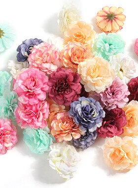 10Pcs Silk Rose Artificial Flowers for Home Decor Wedding De