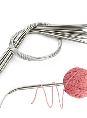 1.6-4.8mm Stainless Steel Circular Knitting Needles Crochet