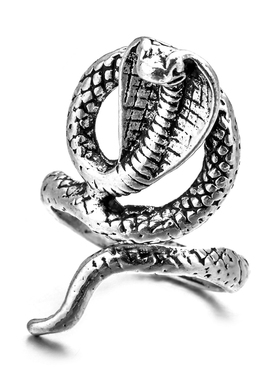 26 Styles Retro Punk Snake Ring for Men Women Exaggerated An