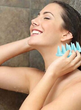 Easy Foaming Shampoo Brush Exfoliator Hair Care Hair Washing