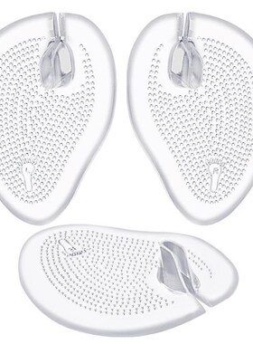 Sticky Flip Flop Forefoot Pad AntiSlip Massage Half Pad Sand