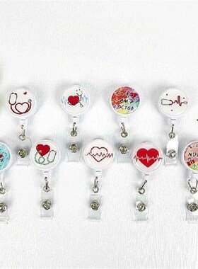 1PCS Cartoon Badge Reel Retractable ID Lanyard Name Tag