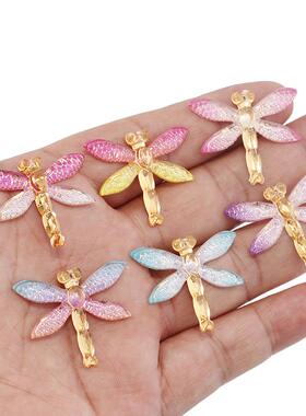10PCS Butterfly Resin Charms Animal Drop Pendants Charms for