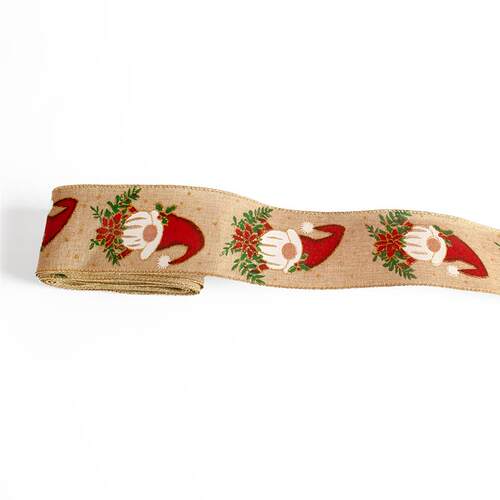 Christmas car snowman powder ribbon tree decoration 耶诞丝带 - 图1