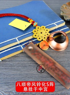 20乙巳蛇年李居明化五黄二黑挂件六铜钱八铜钱铃铛家居装饰工艺