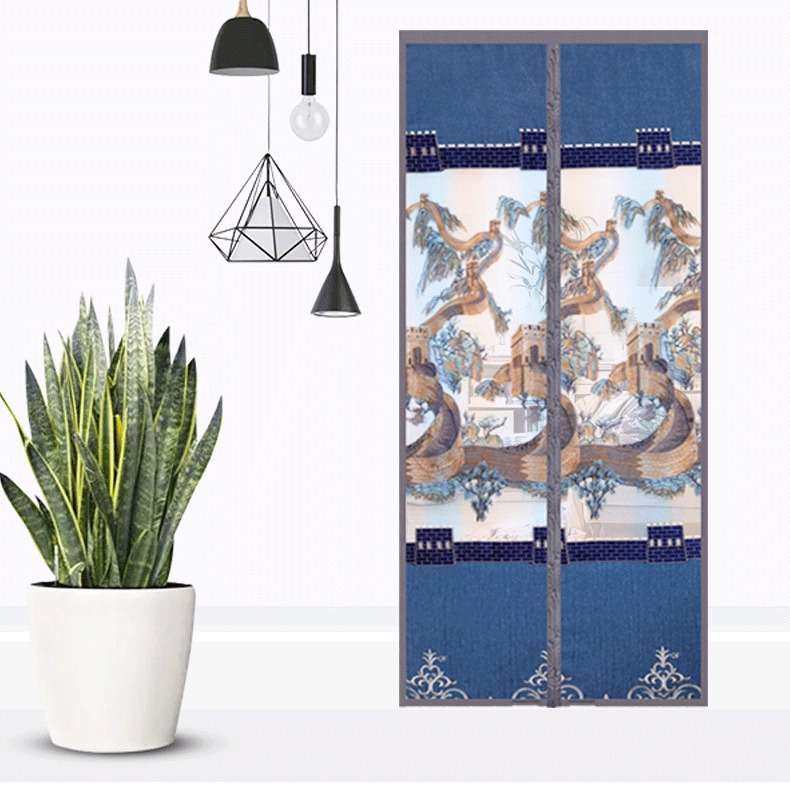 纱门帘防蚊魔术贴磁性加密免打孔仙气雪尼尔玄关家居透风新中式,淘宝优惠券,粉丝福利购,淘宝优惠卷