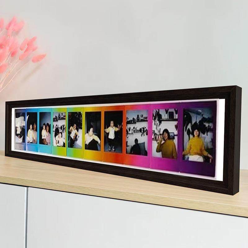 3寸5寸相框mini专用宽幅相框挂墙摆台彩虹框架木色拍立得相纸.,淘宝优惠券,粉丝福利购,淘宝优惠卷