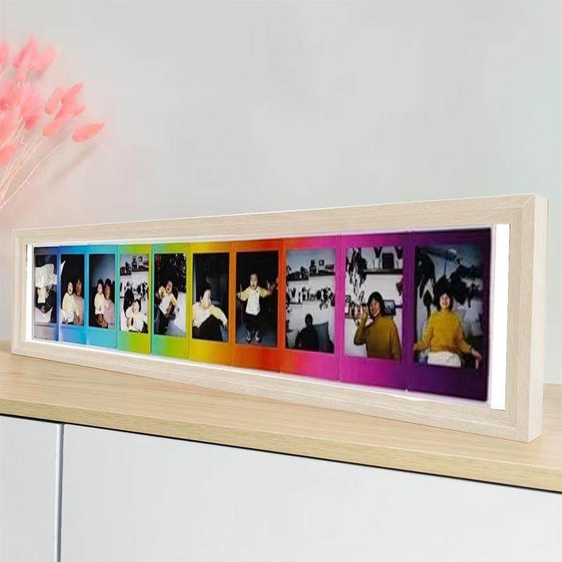 3寸5寸相框mini专用宽幅相框挂墙摆台彩虹框架木色拍立得相纸.,淘宝优惠券,粉丝福利购,淘宝优惠卷