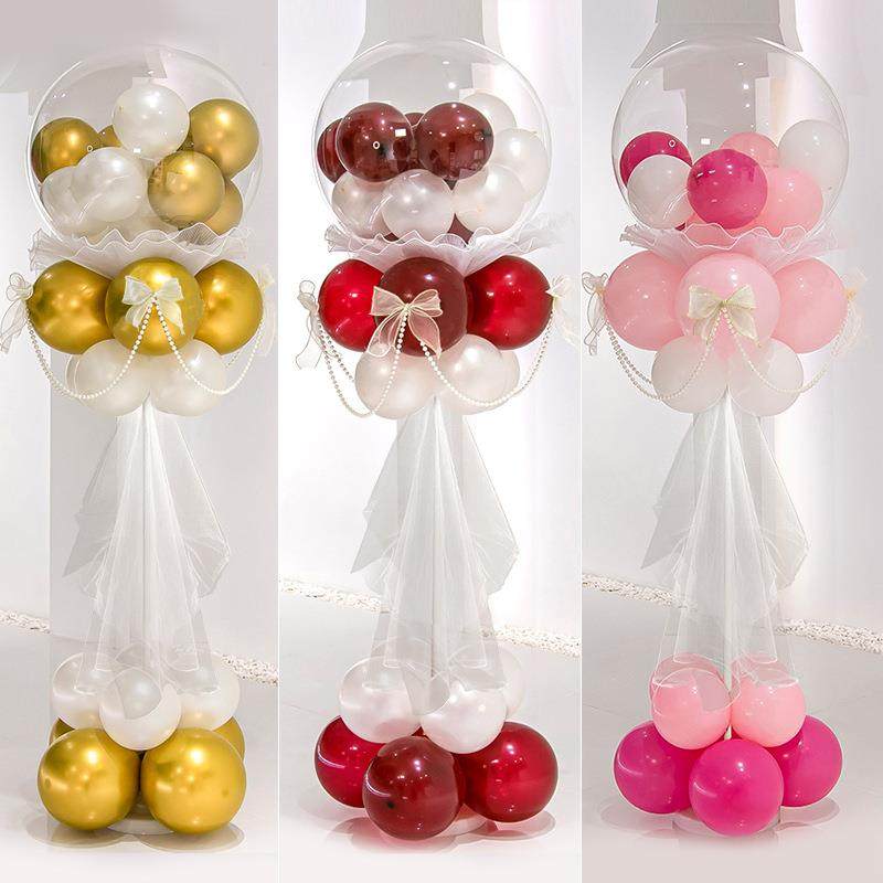 结婚开业生日店铺门口路引气球装饰立柱店庆周年气氛场景布置路引,淘宝优惠券,粉丝福利购,淘宝优惠卷