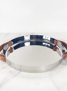 欧式不锈碗家用酒具套装轻奢调02140酒搭器冰桶零食托盘钢软装配