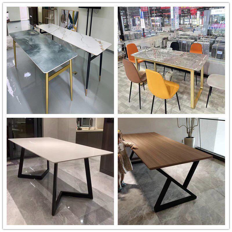 定制铁艺不锈钢桌腿支架餐桌脚茶几书桌钢架大板岩板瓷砖支撑架子,淘宝优惠券,粉丝福利购,淘宝优惠卷