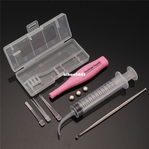 Tonsil Stone Remover Tools Kit LED Liht Ear Wax Remover Wit - 图0