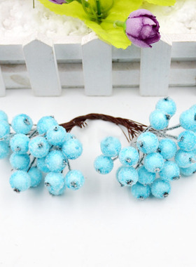40heads Artificial Fruit Glass Berries Stamen Cheap Fake Flo