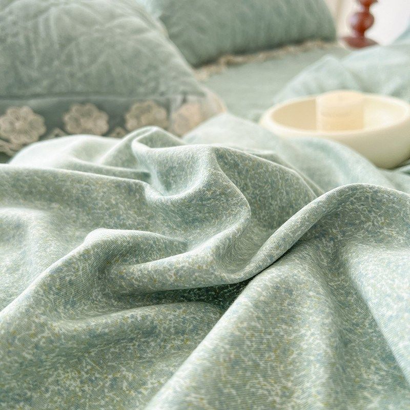 韩式公主风夹棉床裙单件蕾丝花边床罩三件床垫防尘床加厚床盖,淘宝优惠券,粉丝福利购,淘宝优惠卷