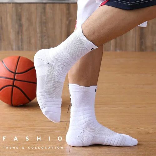 3pairs/Lot Mens Socks Compression Stockings Breathable Bask - 图3