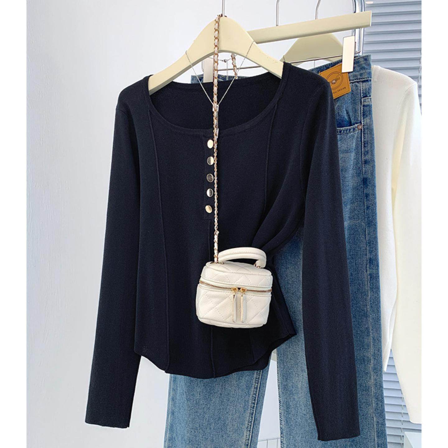 2025年大码女装秋冬新款简约针织打底衫胖mm圆领长袖毛衣上衣8809,淘宝优惠券,粉丝福利购,淘宝优惠卷