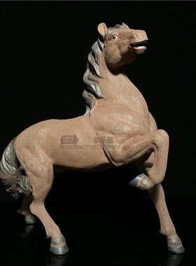 石湾公仔陶瓷马生肖创意家居客厅电视柜玄关摆件开业乔迁工艺礼品