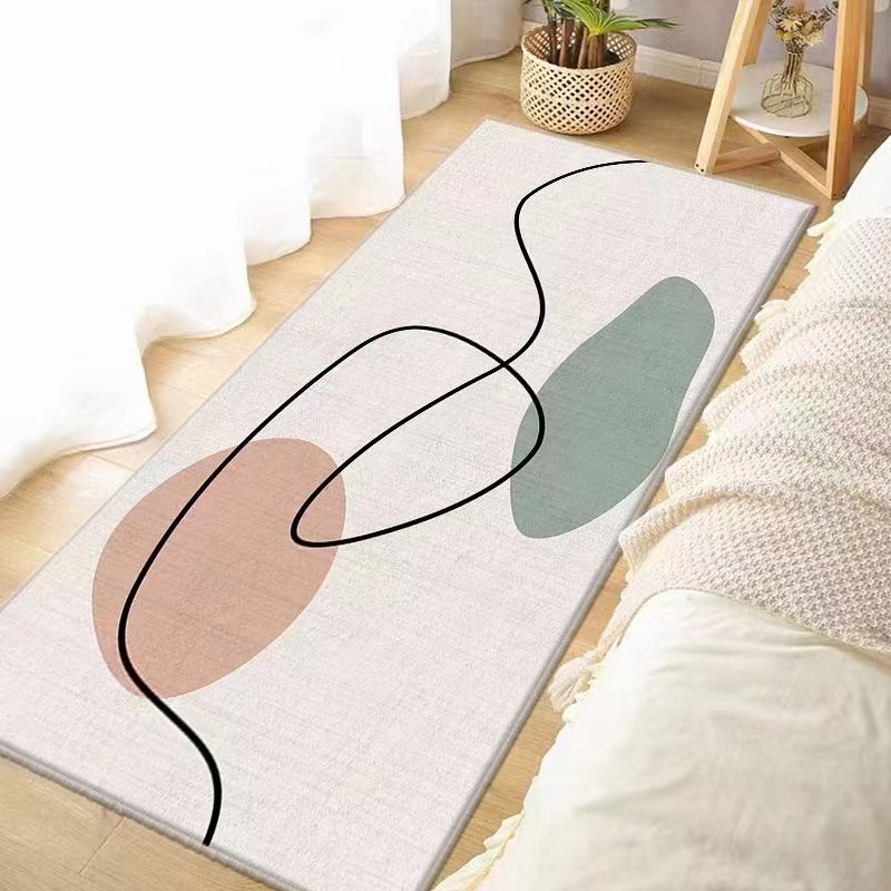 加厚仿羊绒床边地毯卧室长条床边毯客厅床前地毯茶几沙发防滑地毯,淘宝优惠券,粉丝福利购,淘宝优惠卷