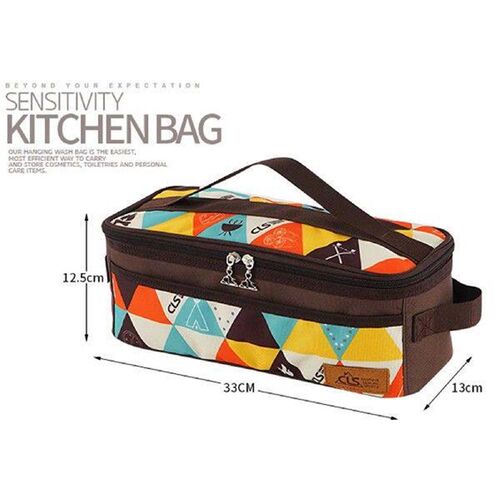 Oxford Cloth Cookware Storage Bag Large Capacity Outdoor - 图3