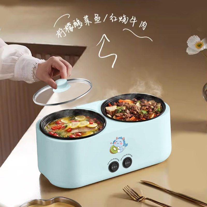 全自动胆电饭煲多功能德国鸳鸯电火锅家用电煮锅智能保温电炒锅,淘宝优惠券,粉丝福利购,淘宝优惠卷