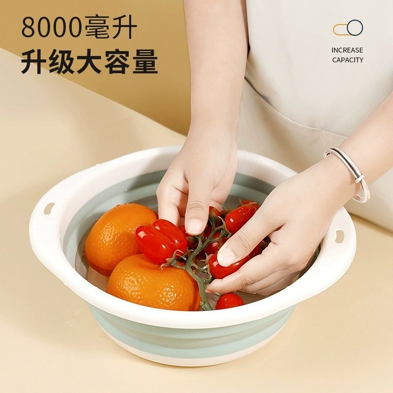 家用可折叠脸盆学生宿舍旅行便携式压缩洗脸盆洗衣大号洗脚洗脸盆,淘宝优惠券,粉丝福利购,淘宝优惠卷
