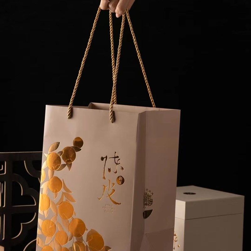 新会陈皮礼品包装盒半斤250克装陈皮玻璃瓶子密封罐送礼手提盒,淘宝优惠券,粉丝福利购,淘宝优惠卷