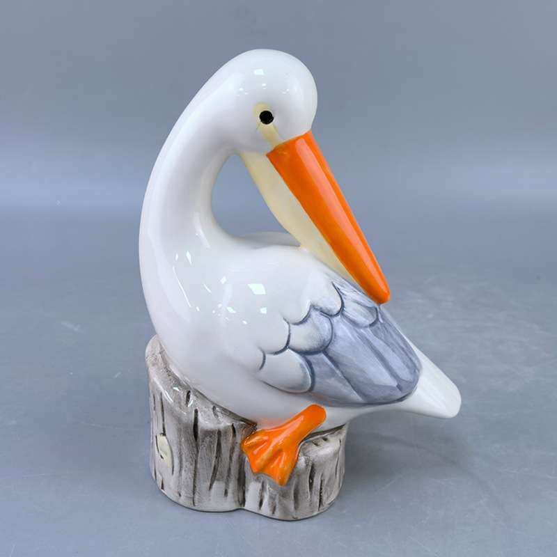陶瓷水鸟工艺品儿童小鸟摆件庭院假山水池花园造景天鹅动物雕像,淘宝优惠券,粉丝福利购,淘宝优惠卷