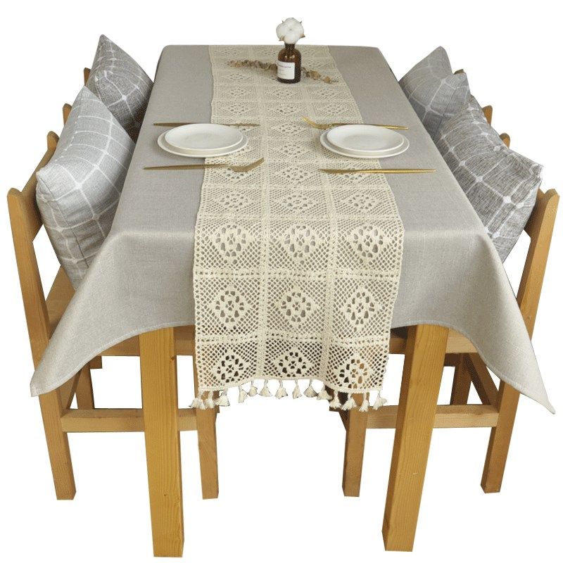 蕾丝电视柜盖布手工钩针花斗柜餐桌旗田园镂空文艺流苏茶几盖巾,淘宝优惠券,粉丝福利购,淘宝优惠卷