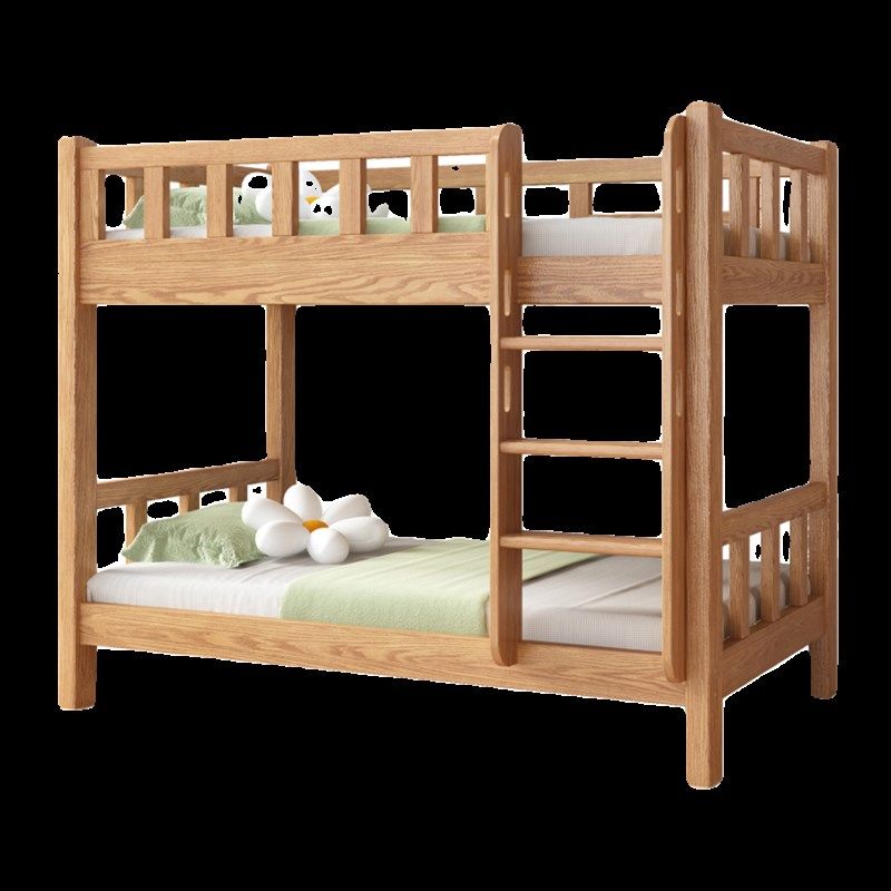 全实木上下床双层床红橡木两层高低床同宽小户型儿童床上下铺木床,淘宝优惠券,粉丝福利购,淘宝优惠卷