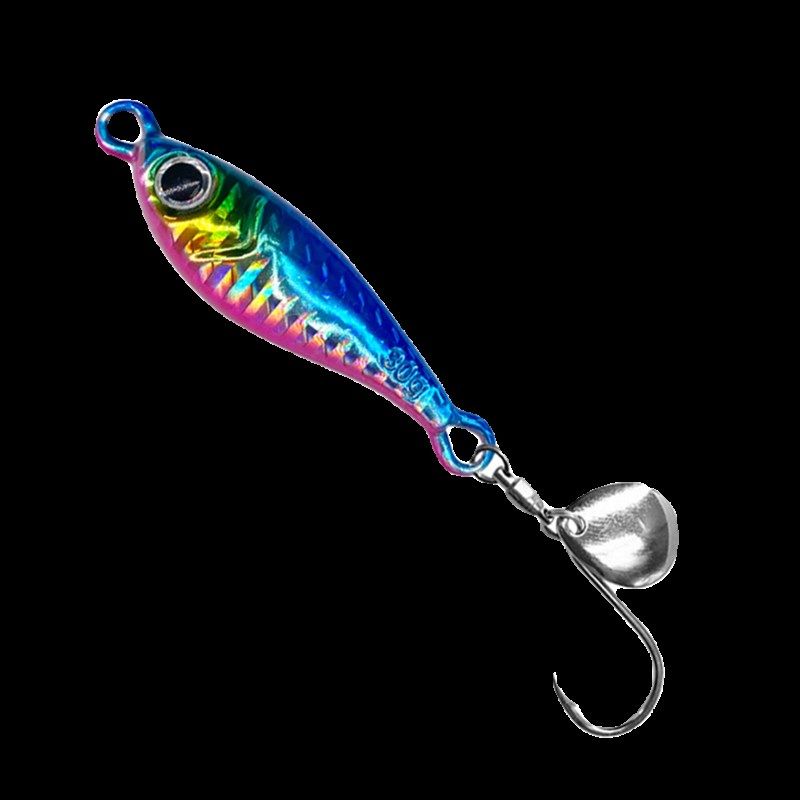 远投路亚饵炫彩小海豚铁板旋转亮片假饵淡海翘嘴鲈鳜鲅鱼饵装,淘宝优惠券,粉丝福利购,淘宝优惠卷