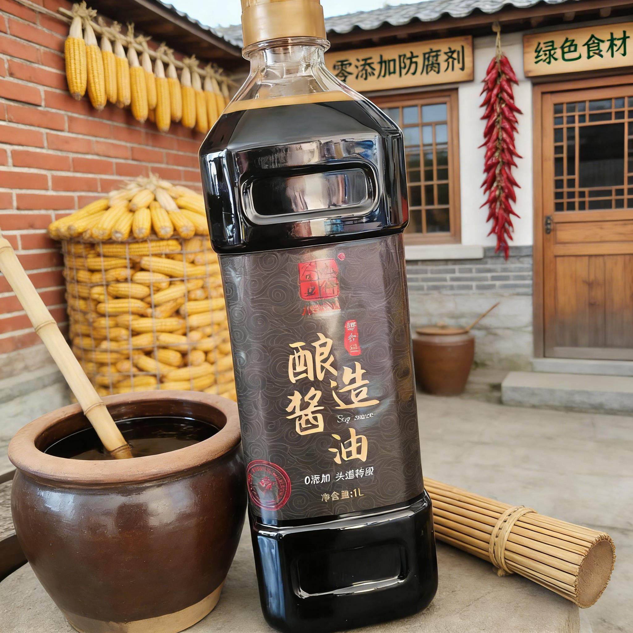 家用零添加纯手工酿造特级酱油1L炒菜凉拌点蘸酱香浓郁红烧炖煮,淘宝优惠券,粉丝福利购,淘宝优惠卷