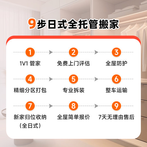 【易丰搬家】全国日式精品搬家服务 打包收纳复原 直营搬家公司 - 图2