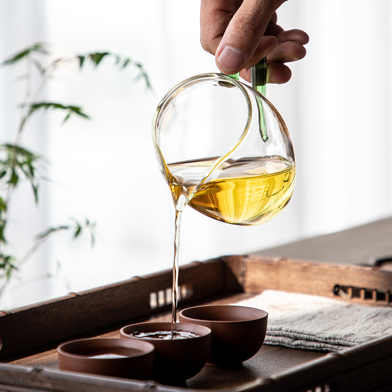 玻璃公道杯加厚耐热茶道分茶器倒茶杯锤纹茶海大号匀杯茶具公杯,淘宝优惠券,粉丝福利购,淘宝优惠卷