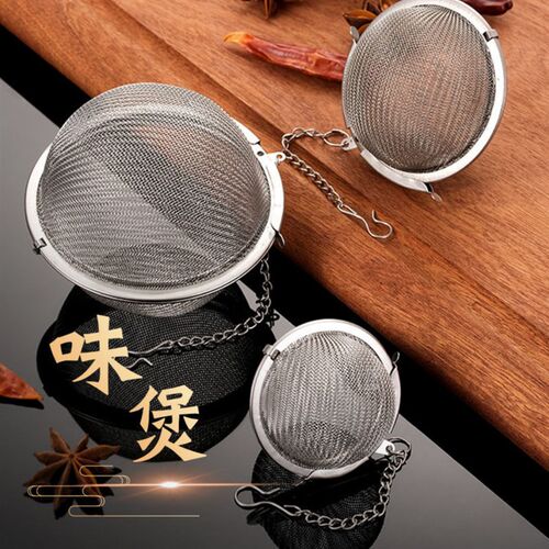 304 Stainless Steel Seasoning Ball Bag Household Pot Soup St - 图1