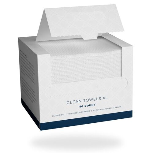 Clean Towels XL Clean Skin face wipes washcloth Towelettes - 图1